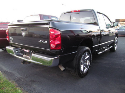 dodge ram 1500 2008 black big horn gasoline 8 cylinders 4 wheel drive automatic with overdrive 45840