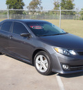 toyota camry 2012 gray sedan se gasoline 4 cylinders front wheel drive automatic 77338