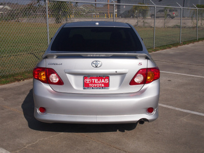 toyota corolla 2010 silver sedan s gasoline 4 cylinders front wheel drive automatic 77338