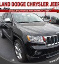 jeep grand cherokee 2013 black suv overland gasoline 6 cylinders 2 wheel drive automatic 33157