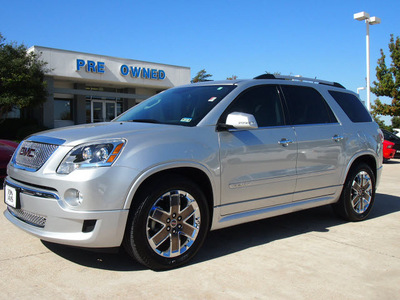 gmc acadia 2011 silver suv denali gasoline 6 cylinders front wheel drive automatic 76011