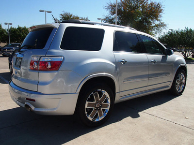 gmc acadia 2011 silver suv denali gasoline 6 cylinders front wheel drive automatic 76011