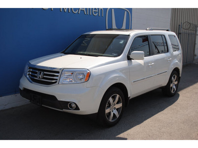 honda pilot 2012 white suv touring gasoline 6 cylinders front wheel drive automatic 78505