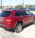 jeep grand cherokee 2013 red suv overland gasoline 6 cylinders 2 wheel drive automatic 76051