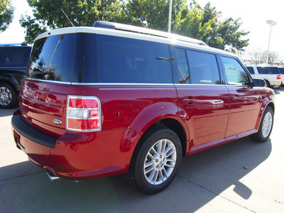 ford flex 2013 red sel gasoline 6 cylinders front wheel drive automatic 76011