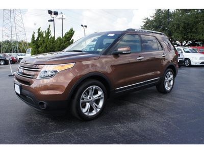 ford explorer 2011 brown suv limited gasoline 6 cylinders 2 wheel drive automatic 77074