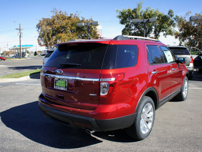 ford explorer 2013 red suv xlt flex fuel 6 cylinders 4 wheel drive automatic 79407