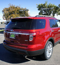 ford explorer 2013 red suv xlt flex fuel 6 cylinders 4 wheel drive automatic 79407