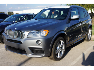 bmw x3 2013 dk  gray xdrive35i gasoline 6 cylinders all whee drive automatic 78729