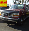 ford f 350 1992 red xlt dually gasoline v8 rear wheel drive automatic 43560