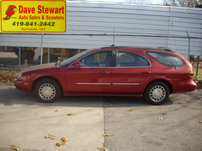 mercury sable 1997 red wagon ls gasoline 6 cylinders front wheel drive automatic 43560