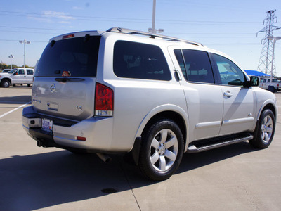 nissan armada 2008 silver suv le gasoline 8 cylinders 2 wheel drive automatic 76108