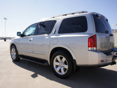 nissan armada 2008 silver suv le gasoline 8 cylinders 2 wheel drive automatic 76108