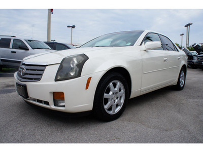 cadillac cts 2005 white sedan gasoline 6 cylinders rear wheel drive automatic 33157