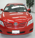 toyota camry 2011 red sedan le gasoline 4 cylinders front wheel drive automatic 91731