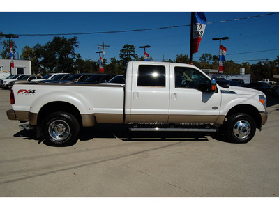 ford f 350 super duty 2012 white king ranch 8 cylinders automatic with overdrive 77706