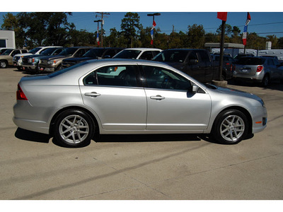 ford fusion 2011 silver sedan sel 6 cylinders automatic with overdrive 77706