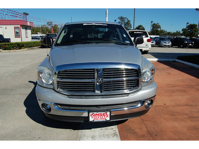 dodge ram 1500 2008 silver pickup truck slt 8 cylinders automatic with overdrive 77706