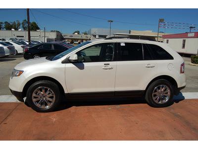 ford edge 2009 white suv sel 6 cylinders automatic with overdrive 77706