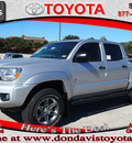 toyota tacoma 2013 silver prerunner v6 gasoline 6 cylinders 2 wheel drive automatic 76011