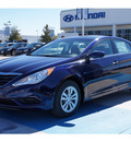 hyundai sonata 2013 dk  blue sedan gls 4 cylinders automatic 77094