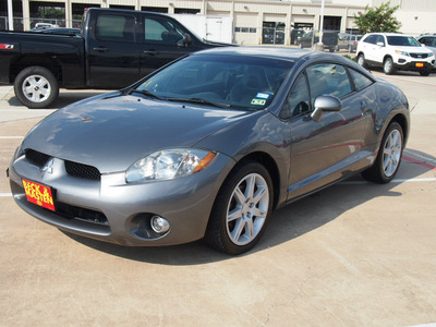 mitsubishi eclipse 2006 gray hatchback gt gasoline 6 cylinders front wheel drive shiftable automatic 77375