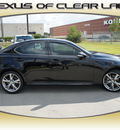 lexus is 250 2010 black sedan gasoline 6 cylinders rear wheel drive automatic 77546