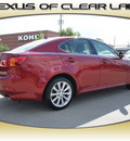 lexus is 250 2010 red sedan gasoline 6 cylinders all whee drive automatic 77546