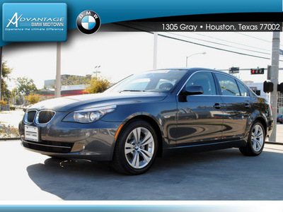 bmw 5 series 2010 dk  gray sedan 528i gasoline 6 cylinders rear wheel drive automatic 77002