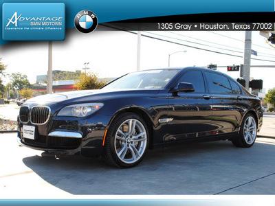 bmw 7 series 2010 dk  blue sedan 750li gasoline 8 cylinders rear wheel drive automatic 77002