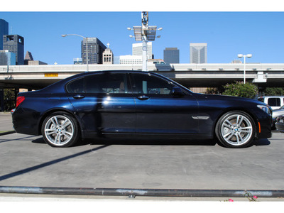 bmw 7 series 2010 dk  blue sedan 750li gasoline 8 cylinders rear wheel drive automatic 77002