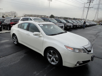 acura tl 2009 white sedan sh tech awd gasoline 6 cylinders all whee drive automatic with overdrive 60462