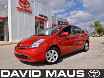 toyota prius 2008 red hatchback hybrid 4 cylinders front wheel drive automatic 32771