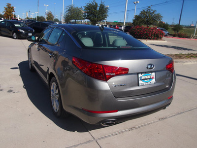 kia optima 2013 silver sedan 4dr sdn ex gasoline 4 cylinders front wheel drive not specified 75070