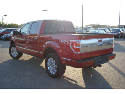 ford f 150 2010 dk  red platinum flex fuel 8 cylinders 4 wheel drive automatic 78539