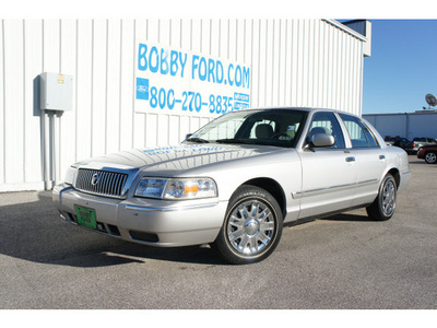 mercury grand marquis 2007 silver sedan gs flex fuel 8 cylinders rear wheel drive automatic 77531