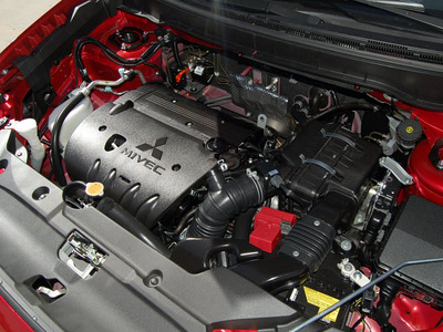 mitsubishi outlander sport 2012 dk  red es gasoline 4 cylinders front wheel drive cont  variable trans  75062