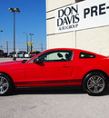 ford mustang 2012 red coupe v6 premium gasoline 6 cylinders rear wheel drive automatic 76011