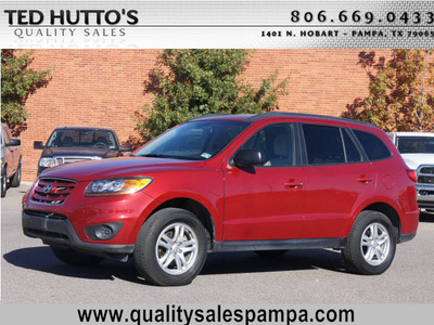 hyundai santa fe 2011 red gls gasoline 4 cylinders front wheel drive automatic 79065
