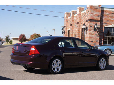 ford fusion 2011 maroon sedan se flex fuel 6 cylinders front wheel drive automatic 79065