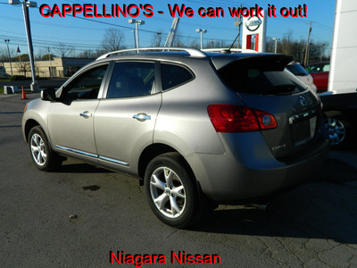 nissan rogue 2011 gray sv gasoline 4 cylinders all whee drive automatic 14094