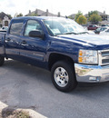 chevrolet silverado 1500 2013 blue lt flex fuel 8 cylinders 2 wheel drive 6 spd auto all star ed lpo,bedrail prots fog lmps,frt,haloge 77090