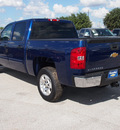 chevrolet silverado 1500 2013 blue lt flex fuel 8 cylinders 2 wheel drive 6 spd auto all star ed lpo,bedrail prots fog lmps,frt,haloge 77090