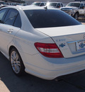 mercedes benz c class 2008 white sedan gasoline 6 cylinders rear wheel drive not specified 77338