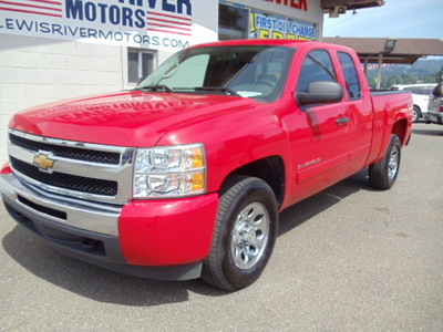 chevrolet silverado 1500 2011 red lt flex fuel 8 cylinders 4 wheel drive 4 speed with overdrive 98674