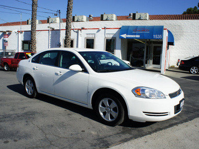 chevrolet impala 2008 white sedan lt flex fuel 6 cylinders front wheel drive automatic 92882