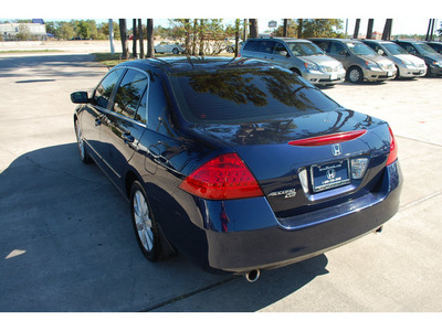 honda accord 2007 dk  blue sedan special edition v 6 gasoline 6 cylinders front wheel drive automatic 77339