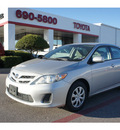 toyota corolla 2011 silver sedan le gasoline 4 cylinders front wheel drive automatic 76543