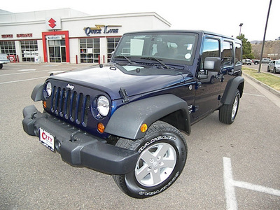 jeep wrangler 2013 dk  blue suv unlimited sport gasoline 6 cylinders 4 wheel drive automatic 81212