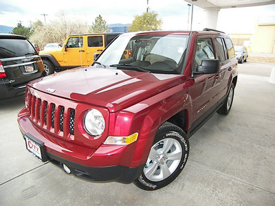 jeep patriot 2013 red suv sport gasoline 4 cylinders 4 wheel drive 5 speed manual 81212